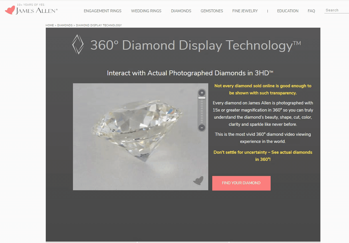 online jewelry store website